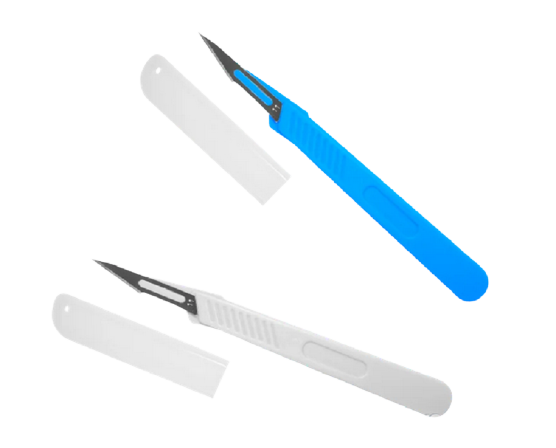 Лезо з ручкою (скальпель) "ВОЛЕС" №23 одноразове, стерильне, уп. 10 шт.